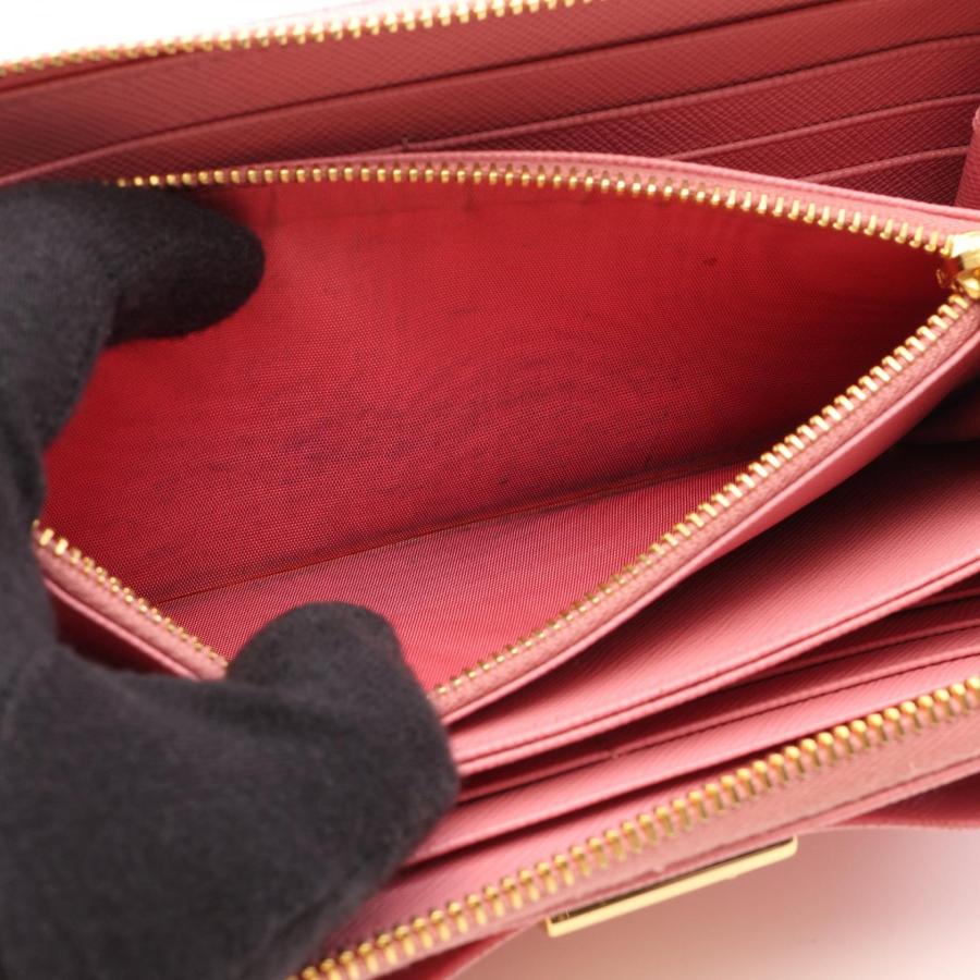 PRADA（プラダ） リボン ブランドオフ サフィアーノレザー ラウンド長