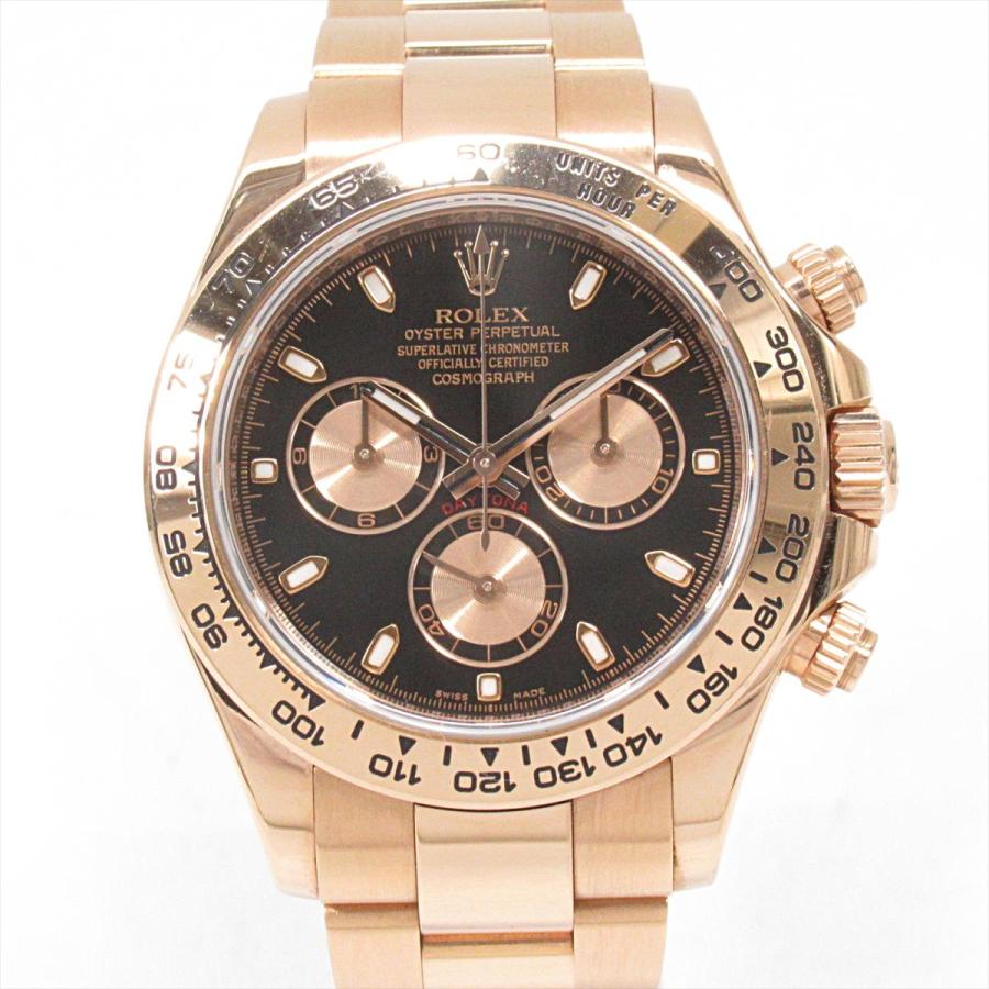 ロレックス デイトナ 腕時計 ウォッチ ブラック K18pg ピンクゴールド ランクb ブランドオフ Yahoo 店 通販 Yahoo ショッピング