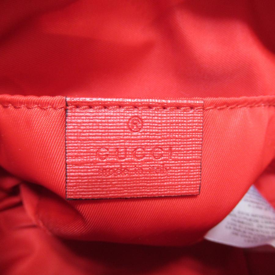 GUCCI グッチ ハンドバッグ ミニフクロウ レッド系 PVC GUCCI グッチ ハンドバッグ ミニフクロウ レッド系 PVC