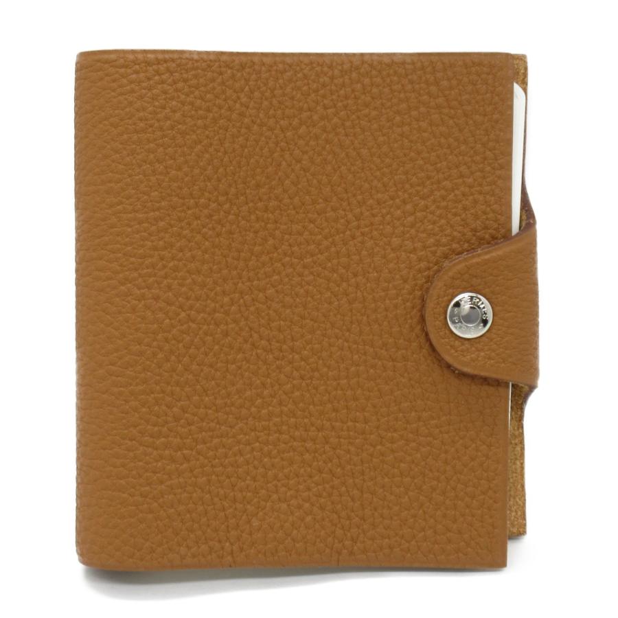 HERMES エルメス 手帳 ユリスミニアジェンダ ブラウン系 レザー 中古 