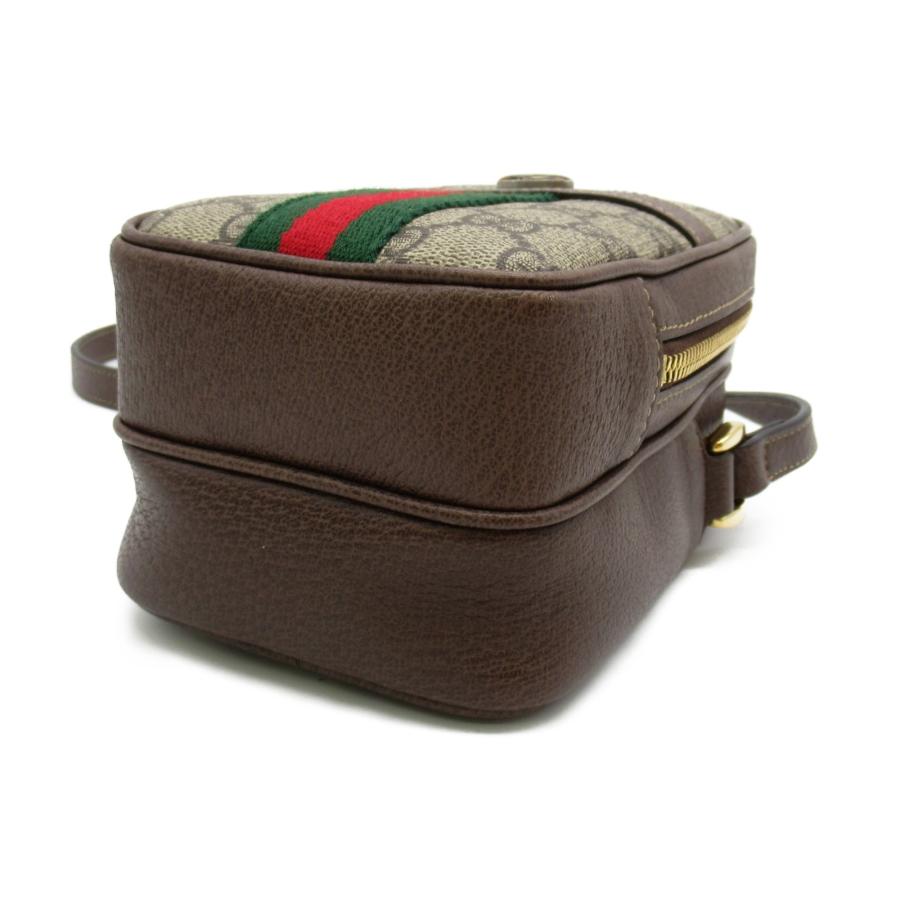 GUCCI グッチ ショルダーバッグ ベージュ系 レザー 中古 GUCCI グッチ ショルダーバッグ ベージュ系 レザー 中古