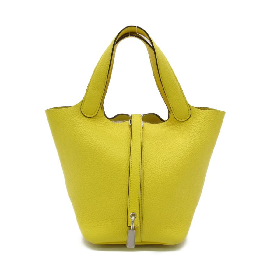 HERMES エルメス トートバッグ ピコタンロックPM ジョーヌナブル  