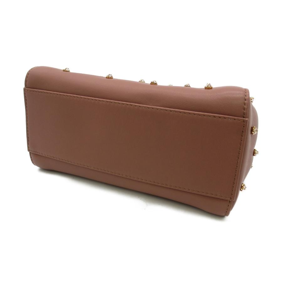 FENDI フェンディ 2wayショルダーバッグ ピーカブーXS ピンク系 レザー 