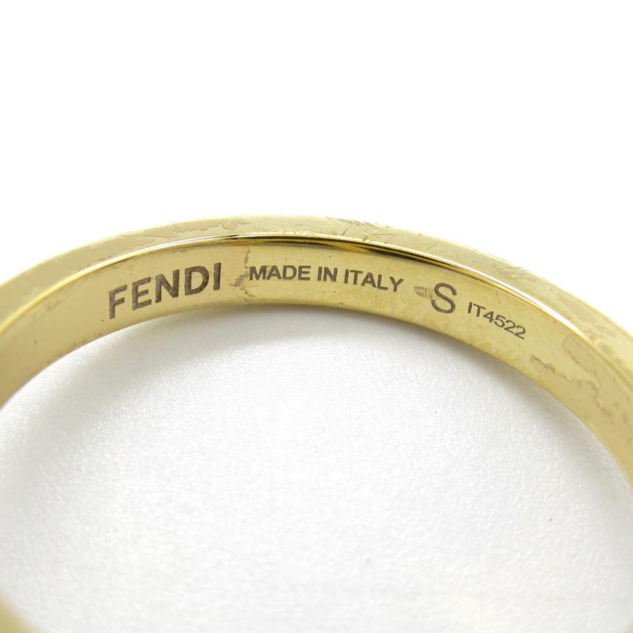 FENDI フェンディ リボンモチーフリング ブランドオフ GP（ゴールド 
