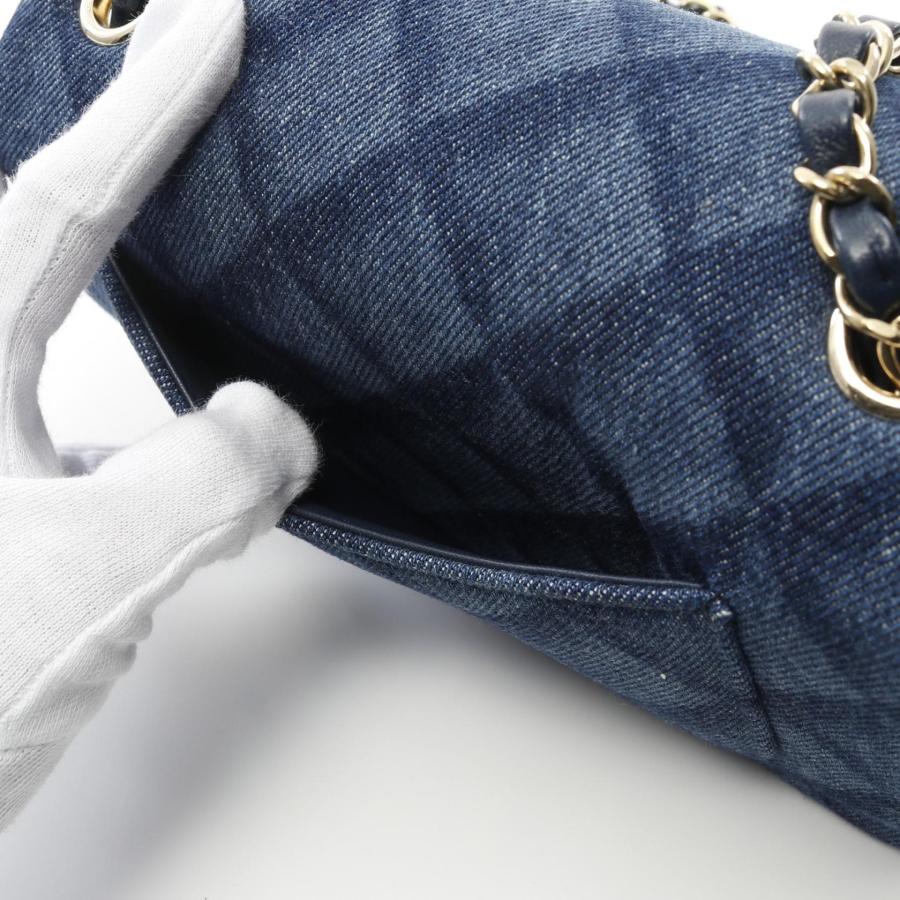 シャネル CHANEL ミニマトラッセ20 ショルダーバッグ バッグ デニム レディース グレー系 / ブラック系 【中古】 CHANEL（シャネル） ミニマトラッセ20 ブランドオフ デニム ショルダー