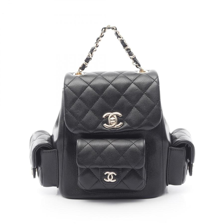 CHANEL シャネル マトラッセ ブランドオフ レザー リュックサック 