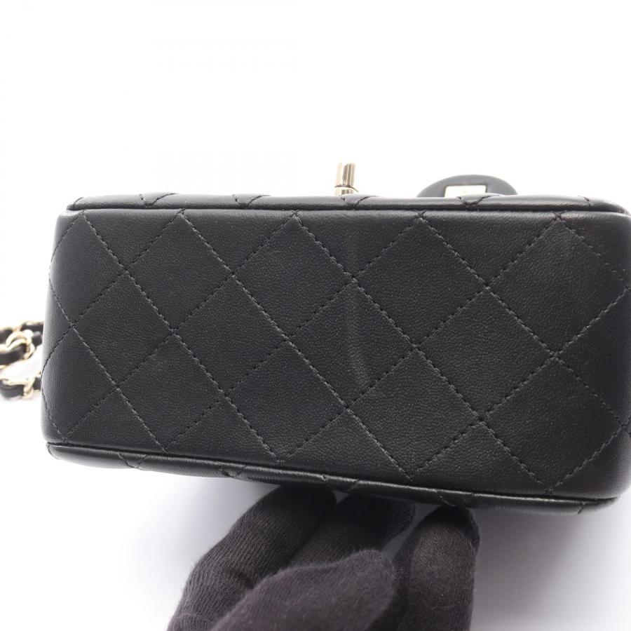シャネル CHANEL マドモアゼル ショルダーバッグ バッグ ラムスキン（羊革） レディース ブラック系 【中古】 CHANEL - シャネル CHANEL マドモアゼル ショルダーバッグ バッグ