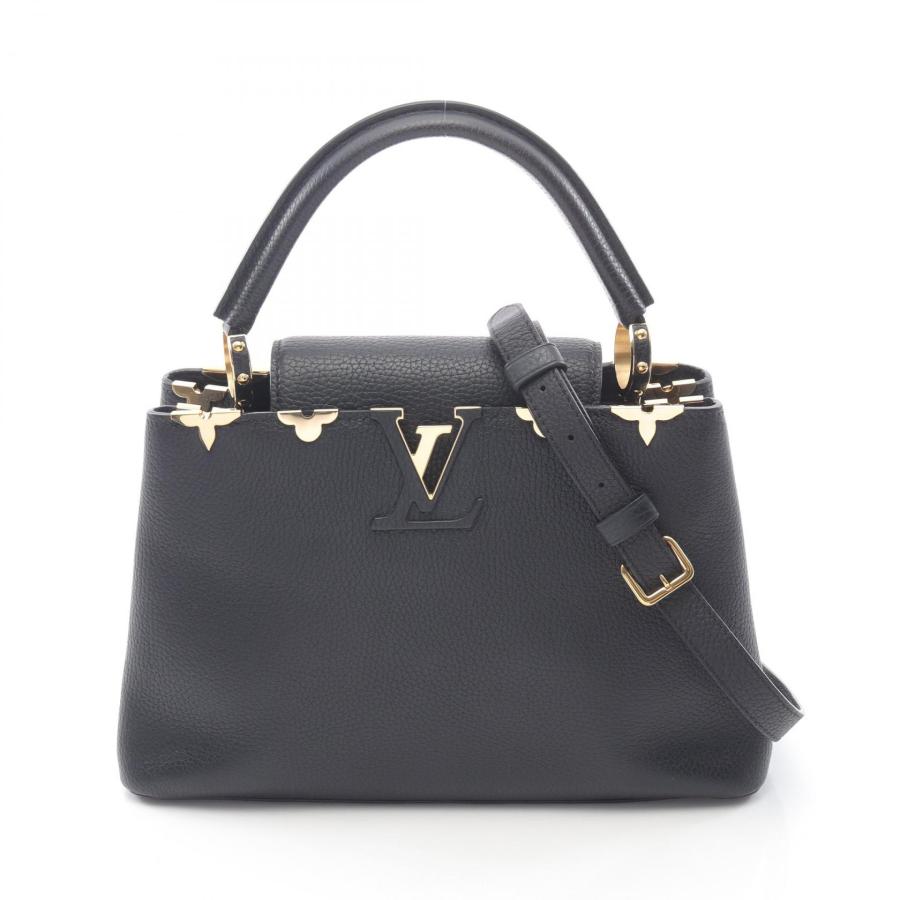 【極美品】ルイヴィトン パルナセア カプシーヌPM 2way ハンドバッグ 黒 LOUIS VUITTON（ルイ・ヴィトン） カプシーヌPM パルナセアライン