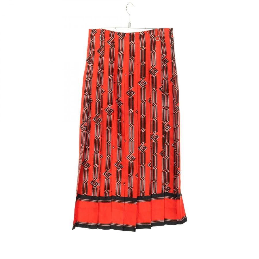 グッチ プリーツ ブランドオフ GUCCI シルク スカート 中古 レディース_1
