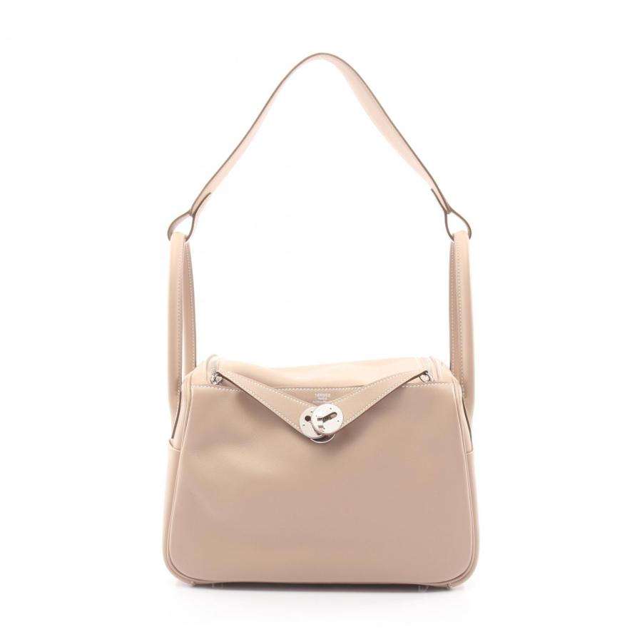 エルメス HERMES リンディ26 ショルダーバッグ バッグ レザー ヴォースイフト ヴォースイフト レディース ベージュ系 【中古】 HERMES（エルメス） リンディ26 ブランドオフ レザー ショルダーバッグ