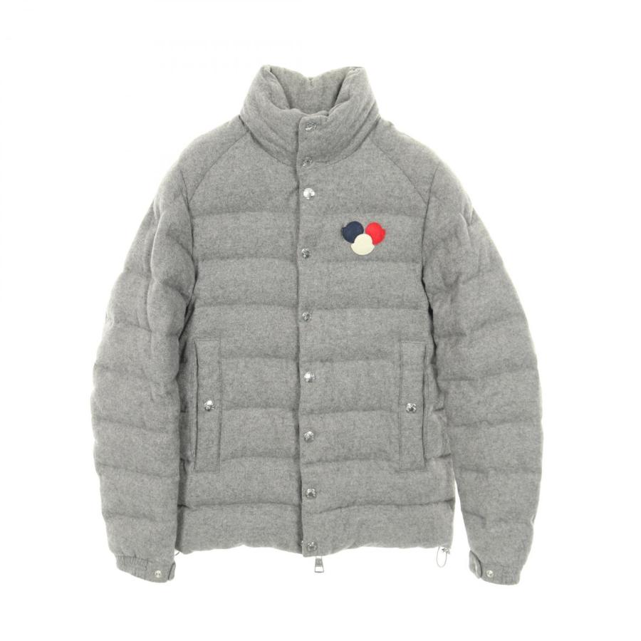 モンクレール MONCLER BREVAL ダウンジャケット 衣料品 アウター ウール メンズ グレー系 B209141835000 【中古】 MONCLER（モンクレール） BREVAL ブランドオフ ウール ダウン