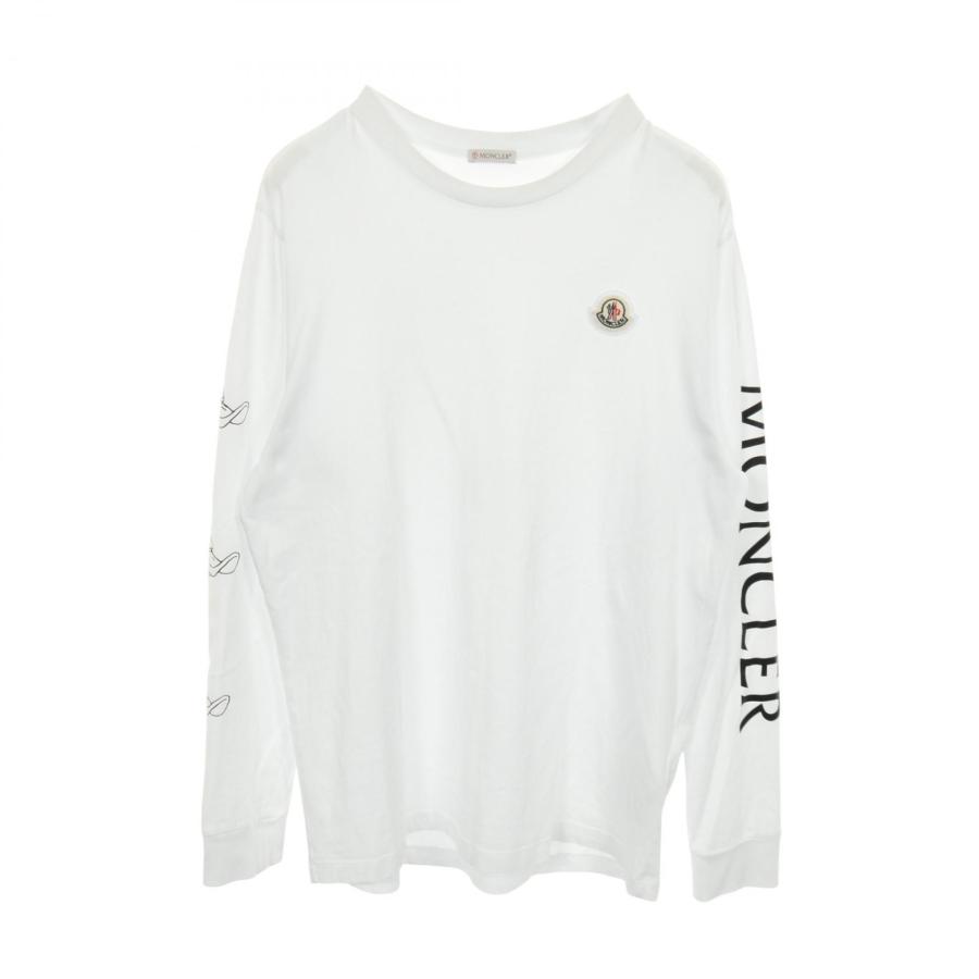 MONCLER モンクレール ロングTシャツ アームロゴ MONCLER（モンクレール） アームロゴ ブランドオフ コットン 長袖T
