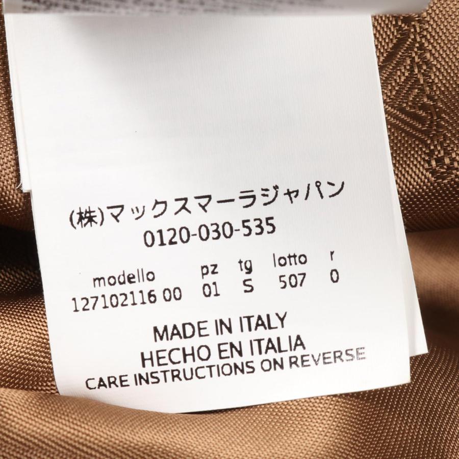 マックスマーラ TEDDY テディベア ベスト ブランドオフ MAX MARA シルク その他コート キャメル 中古 レディー_3