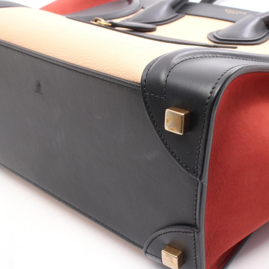 【安心鑑定】CELINE セリーヌ マイクロショッパー ラゲージ レザー バック CELINE（セリーヌ） ラゲージ マイクロショッパー ブランドオフ レザー