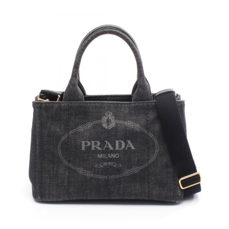 PRADA CANAPA デニム トートバッグ PRADA（プラダ） CANAPA カナパ ブランドオフ デニム トートバッグ
