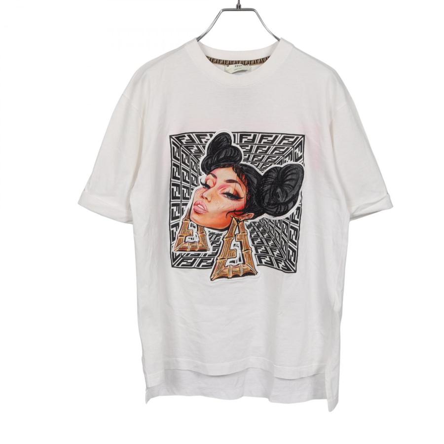 お値下げ‼️FENDIフェンディ.Ｔシャツ FENDI（フェンディ） × NICKI MINAJ FENDI PRINTS ON ブランドオフ