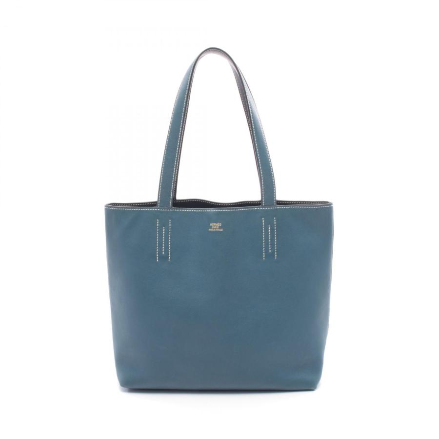 中古 エルメス HERMES レディース ショルダーバッグ ミント/ヴェールフィズ/ブルーアズティック トワルオフィシエ /ヴォースイフト エルメス HERMES リンディミニ ヴェルソ Z刻 ミント・ヴェールボス