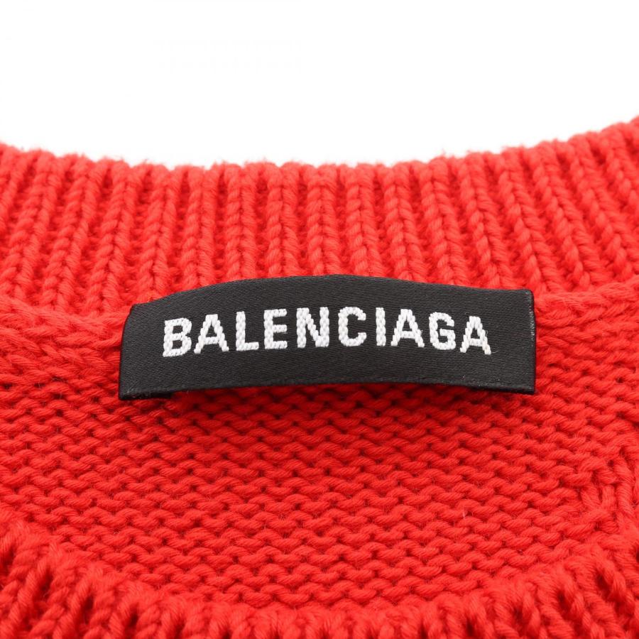 バレンシアガ ロゴジャガード ブランドオフ BALENCIAGA コットン ニット 中古 メンズ_2