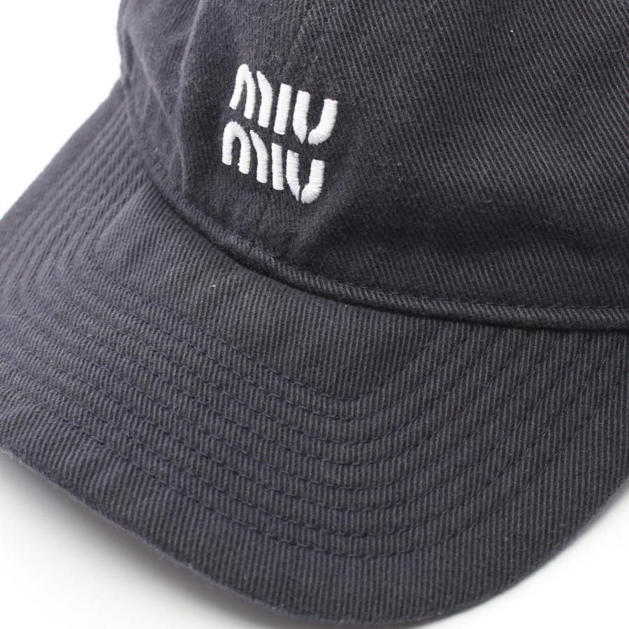 ミュウ ロゴ刺繍 ブランドオフ Miu その他 キャップ 中古 レディース