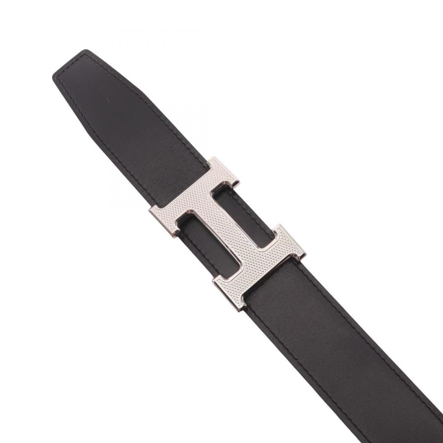 エルメス HERMES Hベルト コンスタンスベルト ベルト 衣料品 カーフ（牛革） ボックスカーフ レディース ブラック系 / ブラウン系 【中古】 HERMES（エルメス） コンスタンス H ベルト ブラック ブラウン