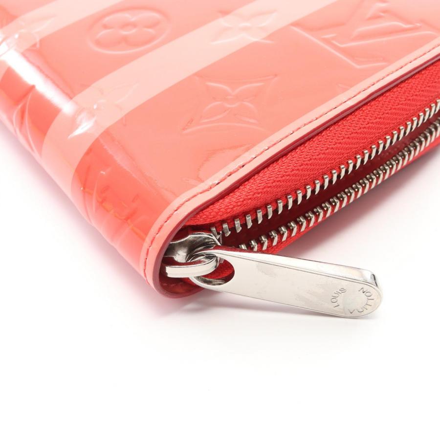 ルイ・ヴィトン LOUIS VUITTON ジッピーウォレット ラウンド長財布 財布 レザー ヴェルニ・レイユール ヴェルニ レッド レディース レッド系 / ボルドー系 M58036 【中古】 LOUIS VUITTON（ルイ・ヴィトン） 長財布 ラウンドファスナー