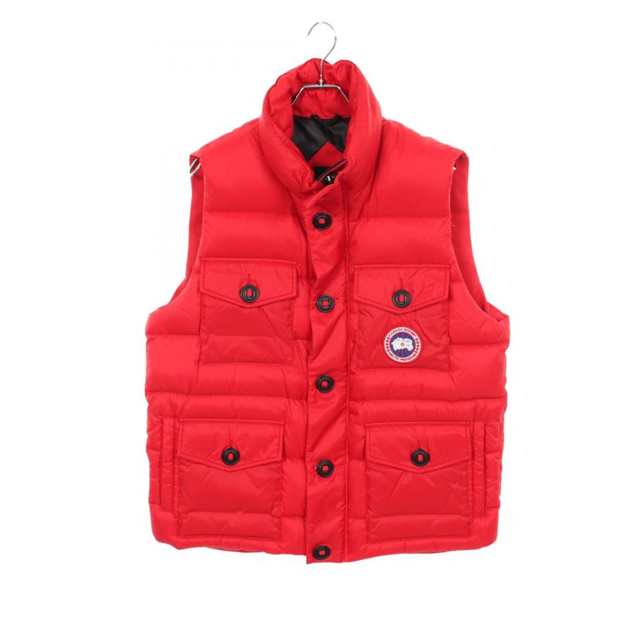赤いノースリーブダウンベスト カナダロゴ付き CANADA GOOSE（カナダグース） Benedict ベネディクト ブランドオフ