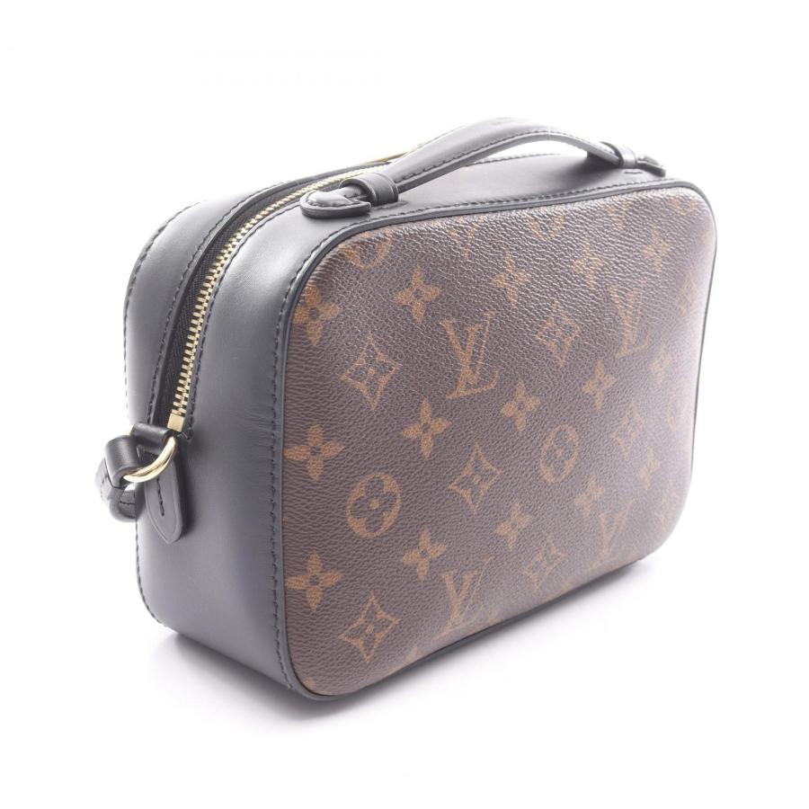 ルイ・ヴィトン LOUIS VUITTON サントンジュ 2WAY ショルダーバッグ バッグ PVCコーティングキャンバス レザー モノグラム ノワール レディース ブラウン系 / ブラック系 M43555 【中古】 LOUIS VUITTON（ルイ・ヴィトン） サントンジュ 2WAY ブランドオフ