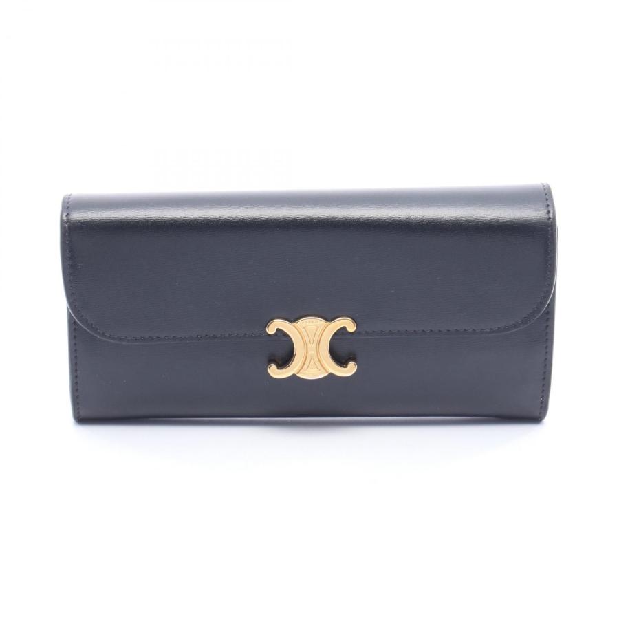 未使用級⭐️CELINE セリーヌ トリオンフ ラージウォレット 財布 レザー CELINE（セリーヌ） ラージウォレット トリオンフ ブランドオフ レザー