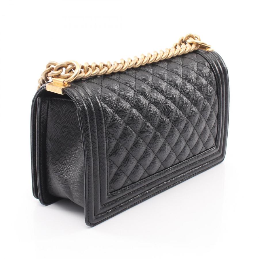 CHANEL（シャネル） ボーイシャネル ブランドオフ キャビアスキン(グレ