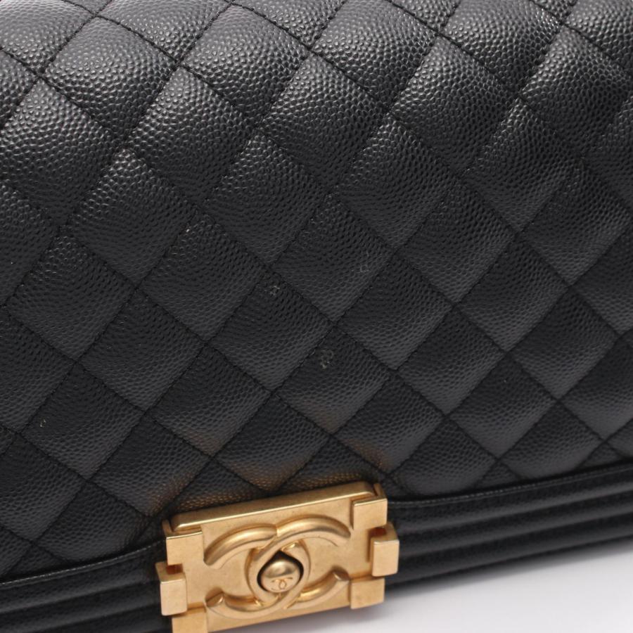 CHANEL（シャネル） ボーイシャネル ブランドオフ キャビアスキン(グレ