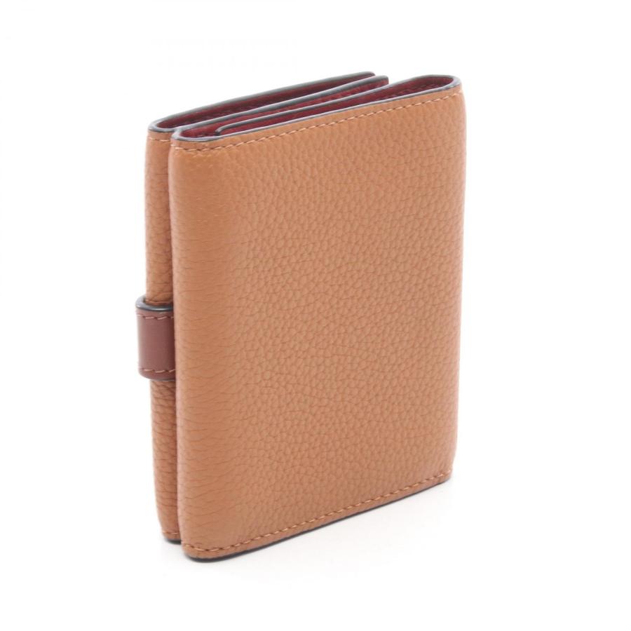 LOEWE（ロエベ） トライフォールド ウォレット ブランドオフ レザー 三