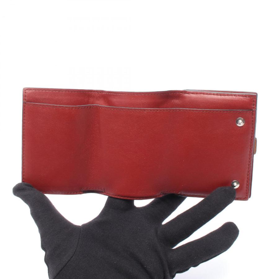 LOEWE（ロエベ） トライフォールド ウォレット ブランドオフ レザー 三