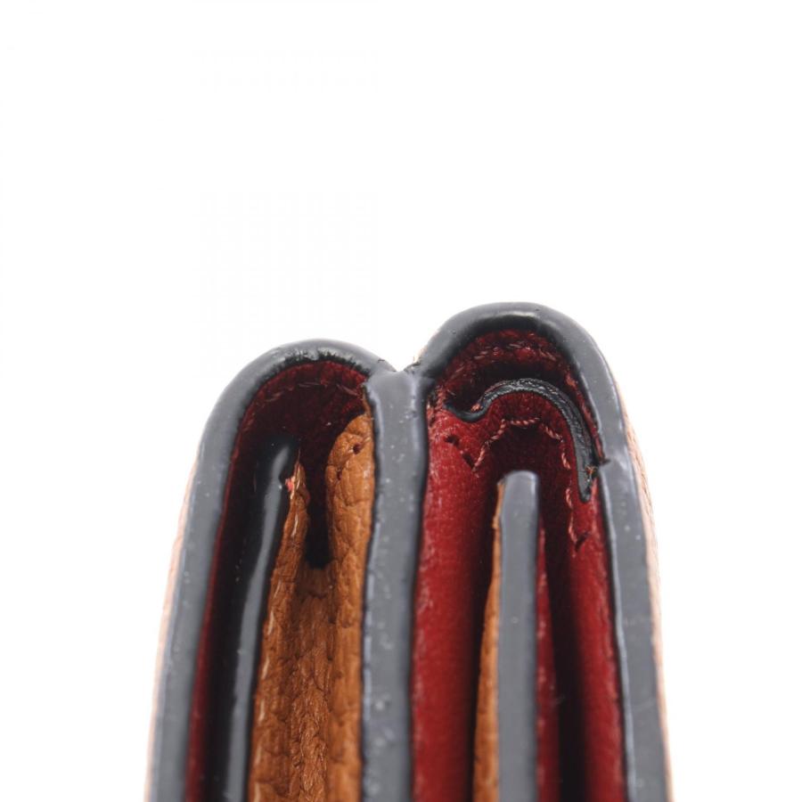 LOEWE（ロエベ） トライフォールド ウォレット ブランドオフ レザー 三