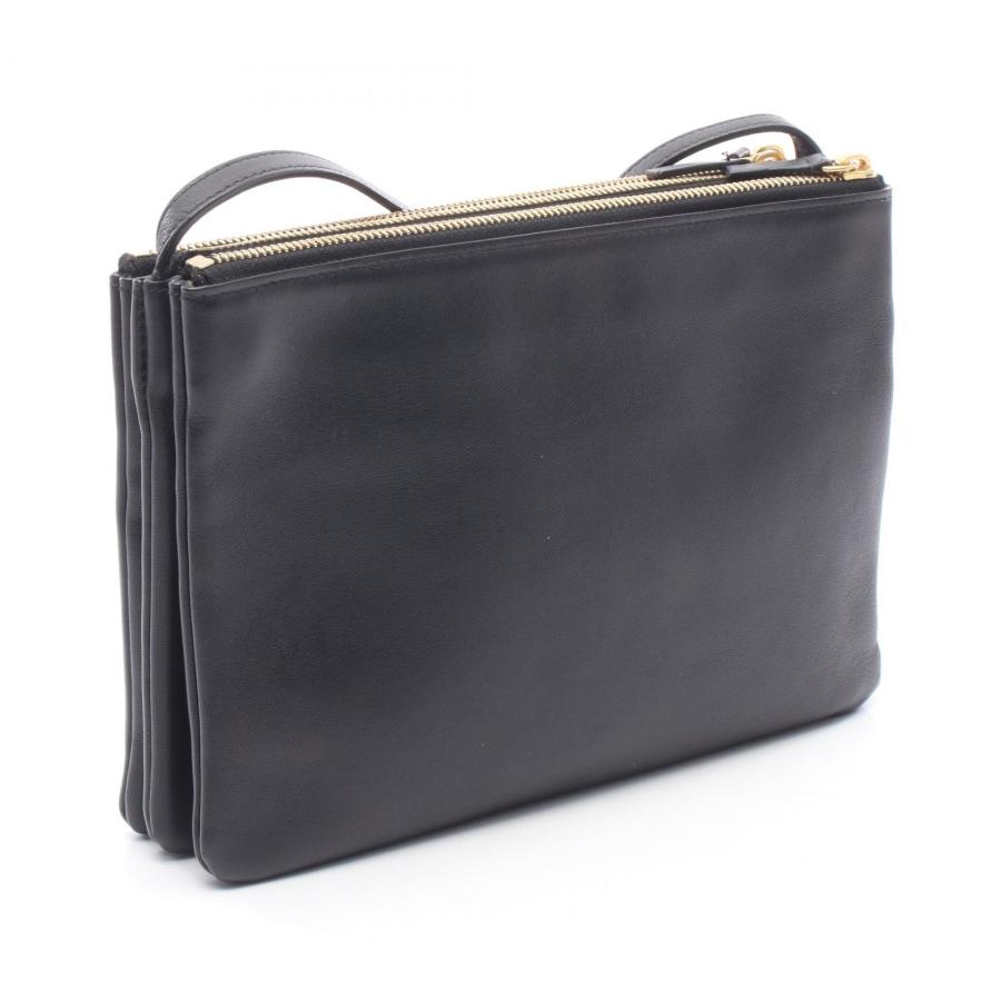 CÉLINE レザー ショルダーバッグ　トリオ　ラージ CELINE（セリーヌ） TRIO LARGE トリオ ラージ ブランドオフ レザー