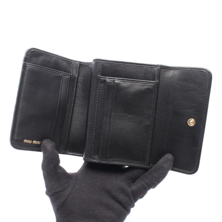 ミュウ マテラッセ 二つ折り財布 ブランドオフ Miu レザー 三つ折り