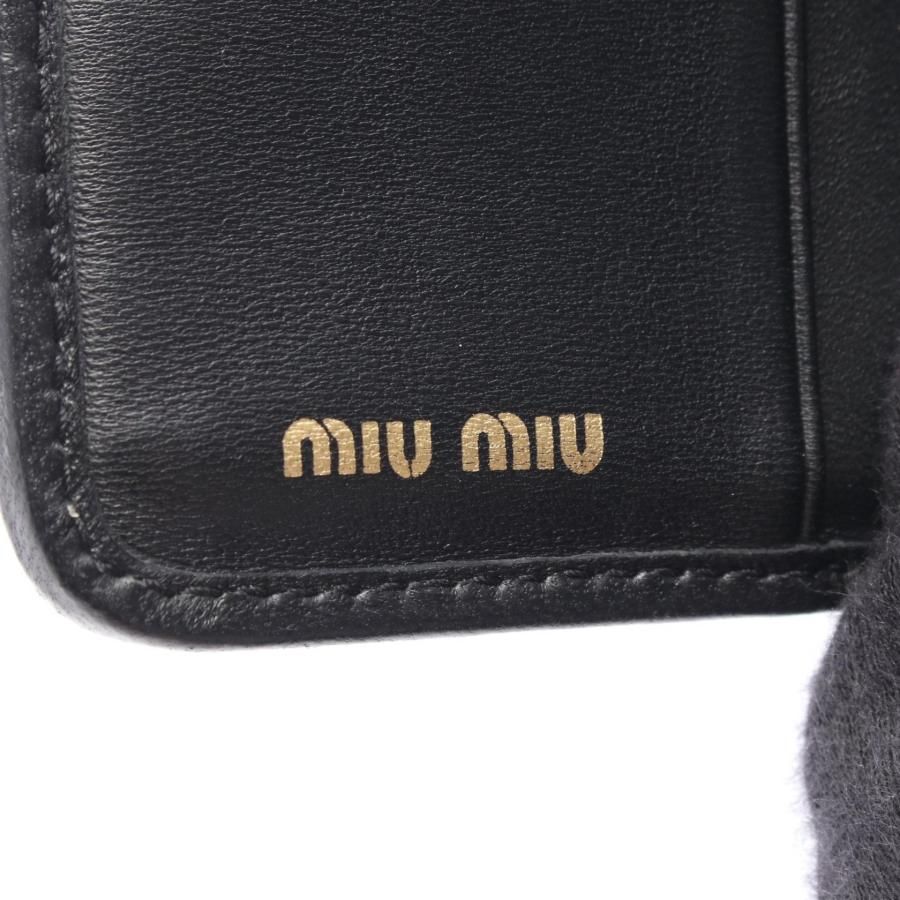 ミュウ マテラッセ 二つ折り財布 ブランドオフ Miu レザー 三つ折り