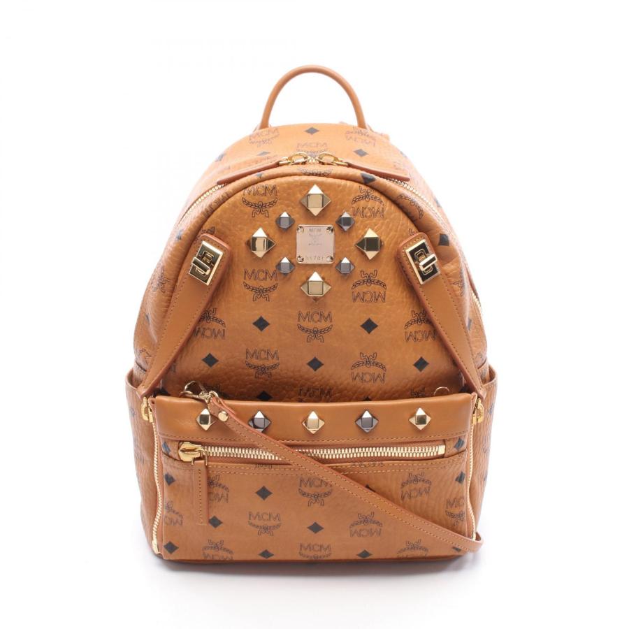 MCM（エムシーエム） ヴィセトス ブランドオフ レザー リュックサック