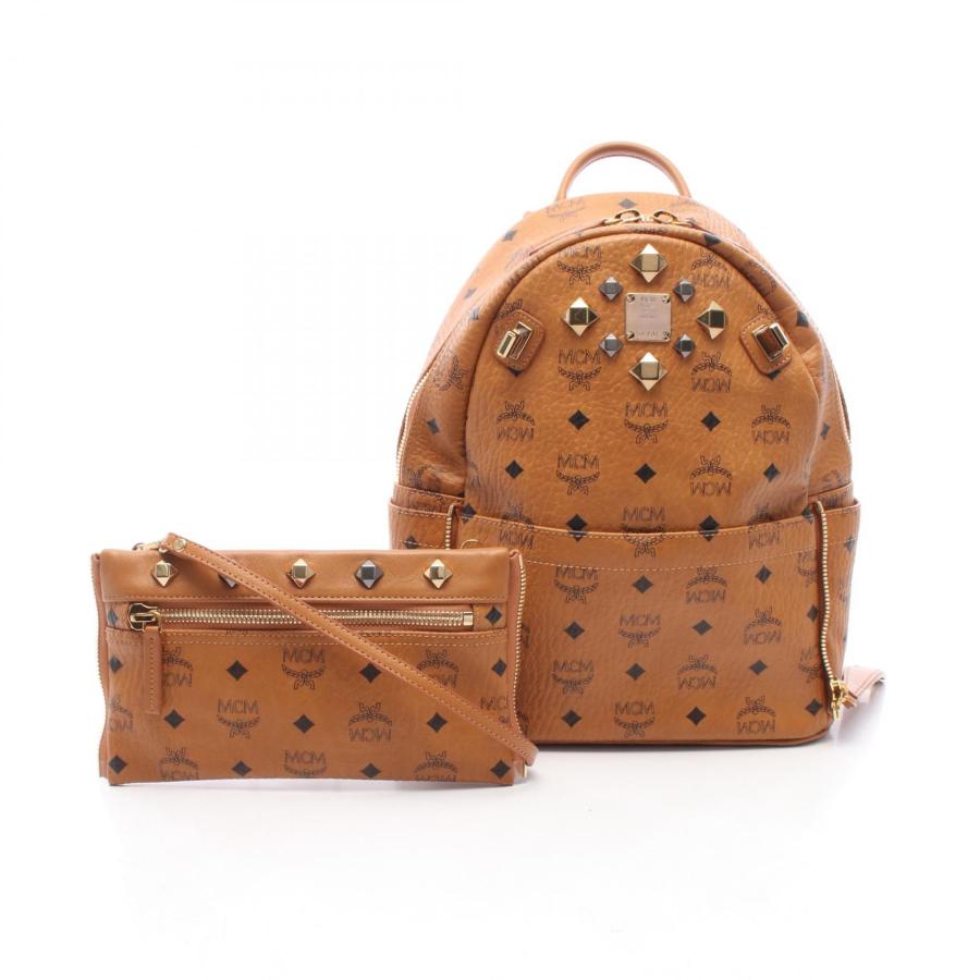 MCM（エムシーエム） ヴィセトス ブランドオフ レザー リュックサック