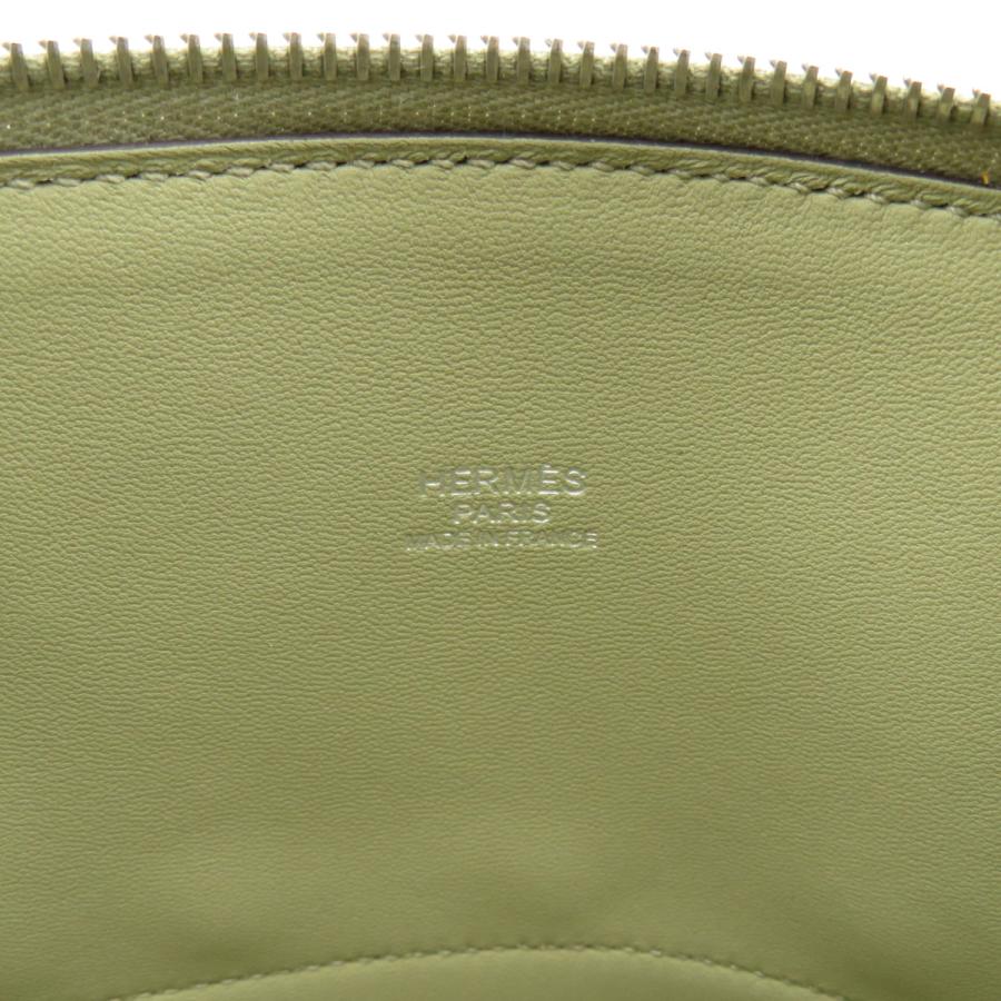 HERMES エルメス ボリード31 セージ カーキ系 シルバー金具 HERMES エルメス ボリード31 セージ カーキ系 シルバー金具