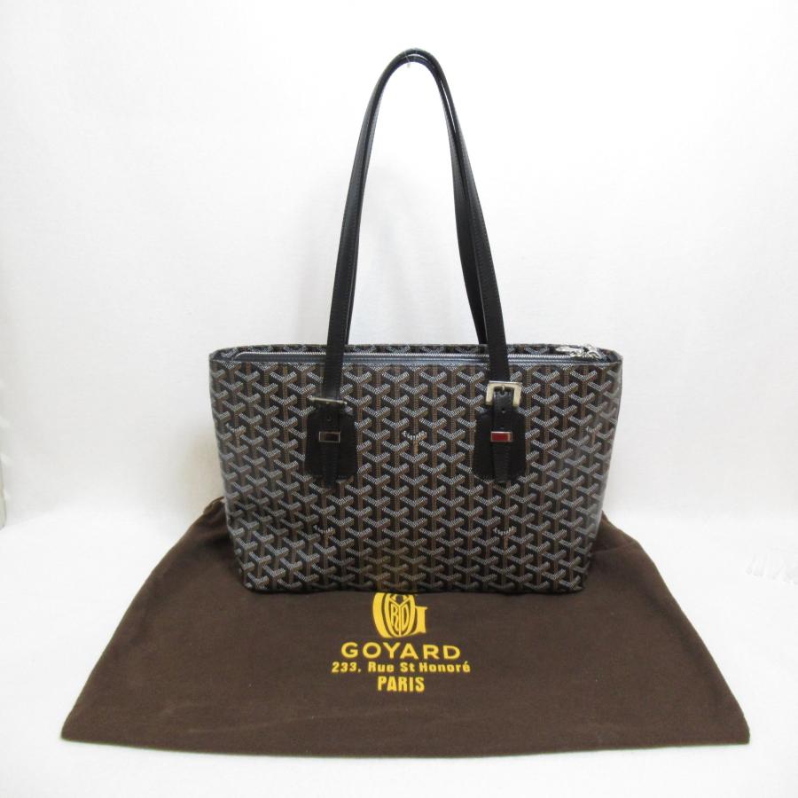 GOYARD ゴヤール トートバッグ オキナワPM ブラック系 PVCコーティング