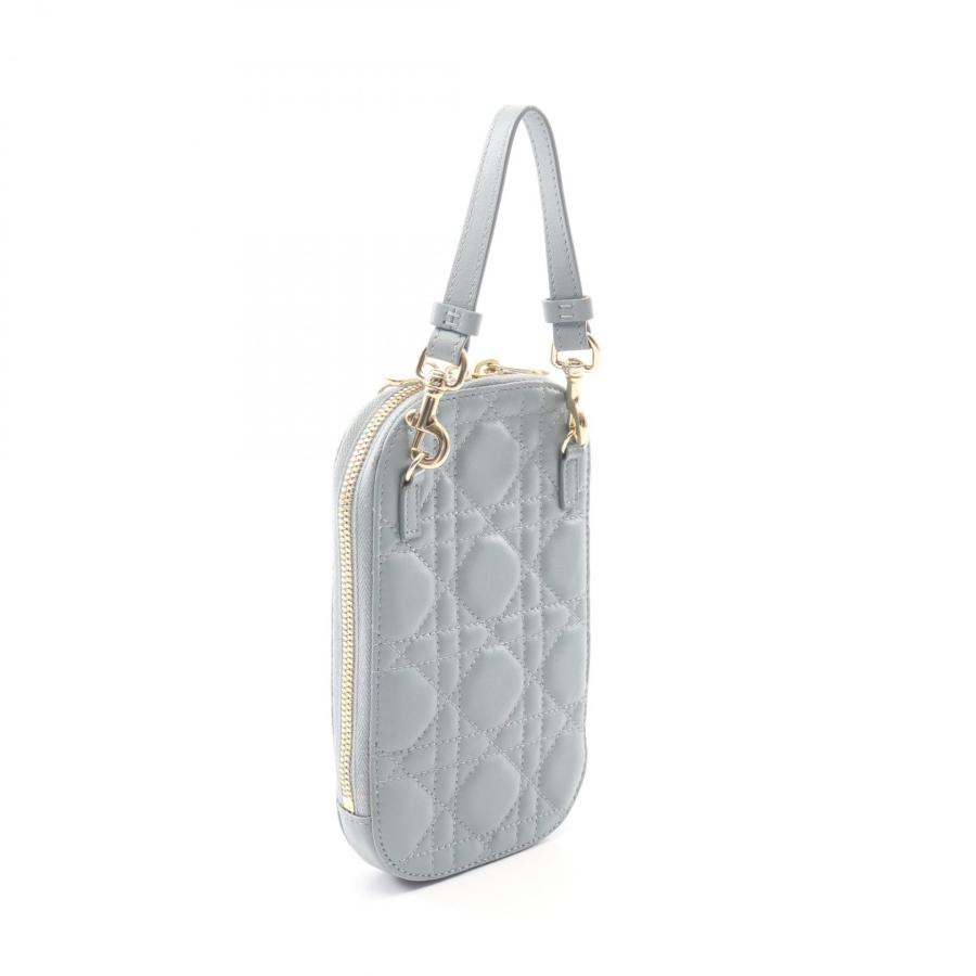 ディオール LADY DIOR レディディオール フォンホルダー カナージュ 