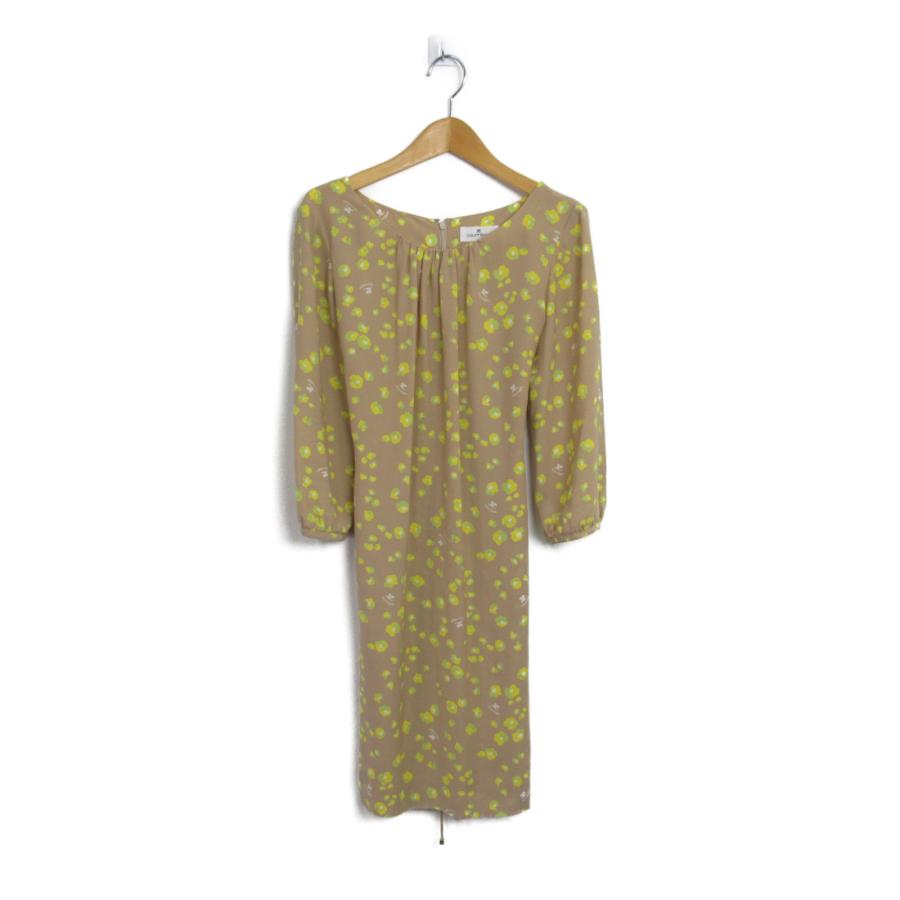 courreges クレージュ ワンピース ベージュ系 ポリエステル 中古 