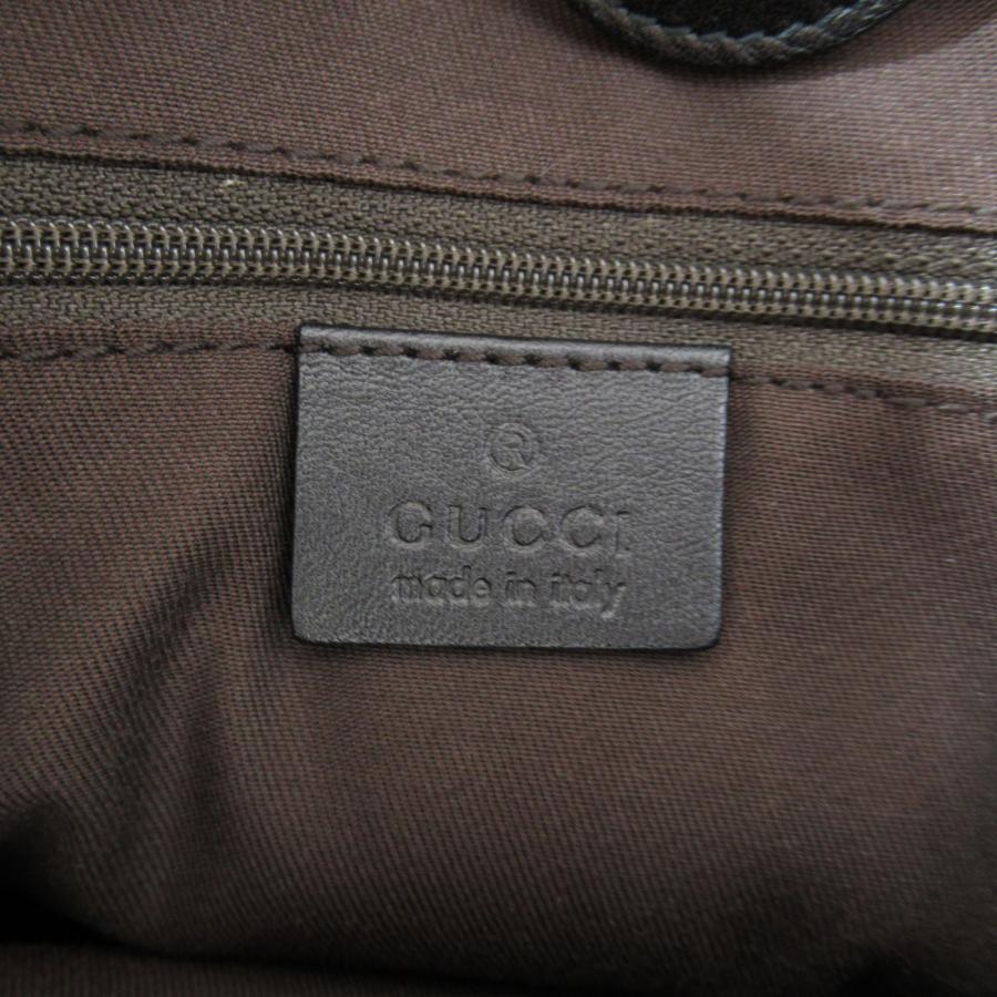 GUCCI グッチ トートバッグ ベージュ系 キャンバス レザー 中古 GUCCI グッチ トートバッグ ベージュ系 キャンバス レザー 中古