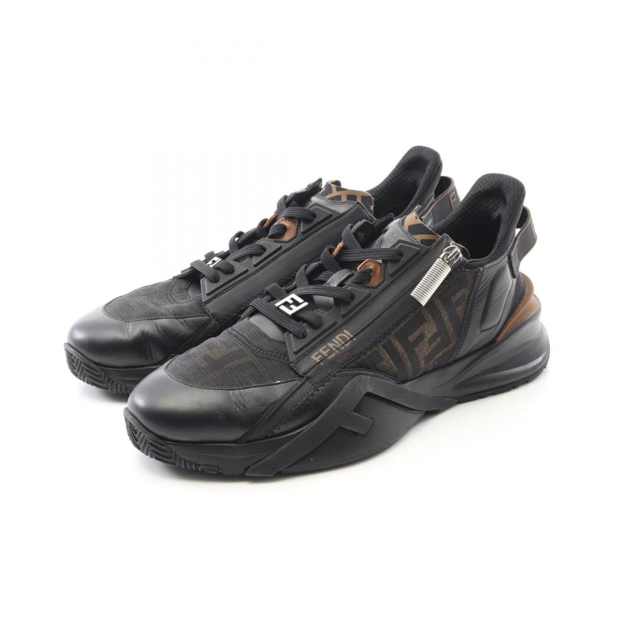 FENDI（フェンディ） フロー ブランドオフ レザー スニーカー 中古