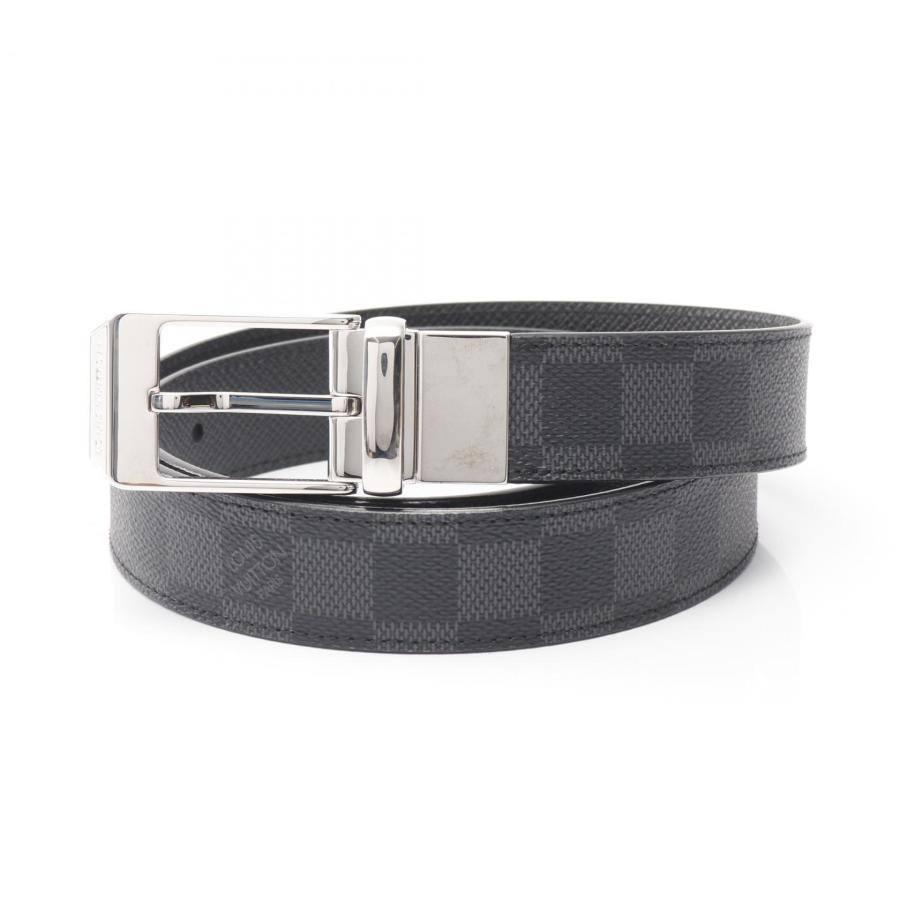LV VUITTON LOUIS ルイヴィトン 本物 ルイヴィトン　ベルト　シアトルベルト　ダミエ 【美品】LOUISVUITTON サンチュール 85 ベルト シアトル 小物