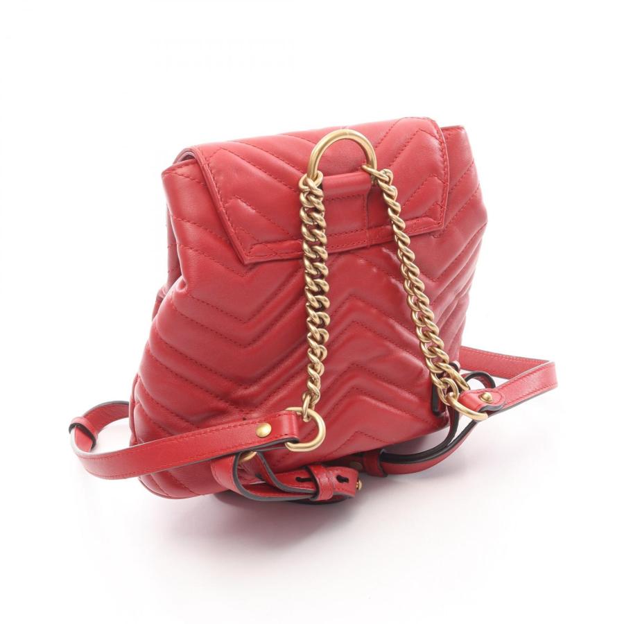 グッチ GGマーモント ブランドオフ GUCCI レザー リュックサック バックパック レザー 中古 レディース_1