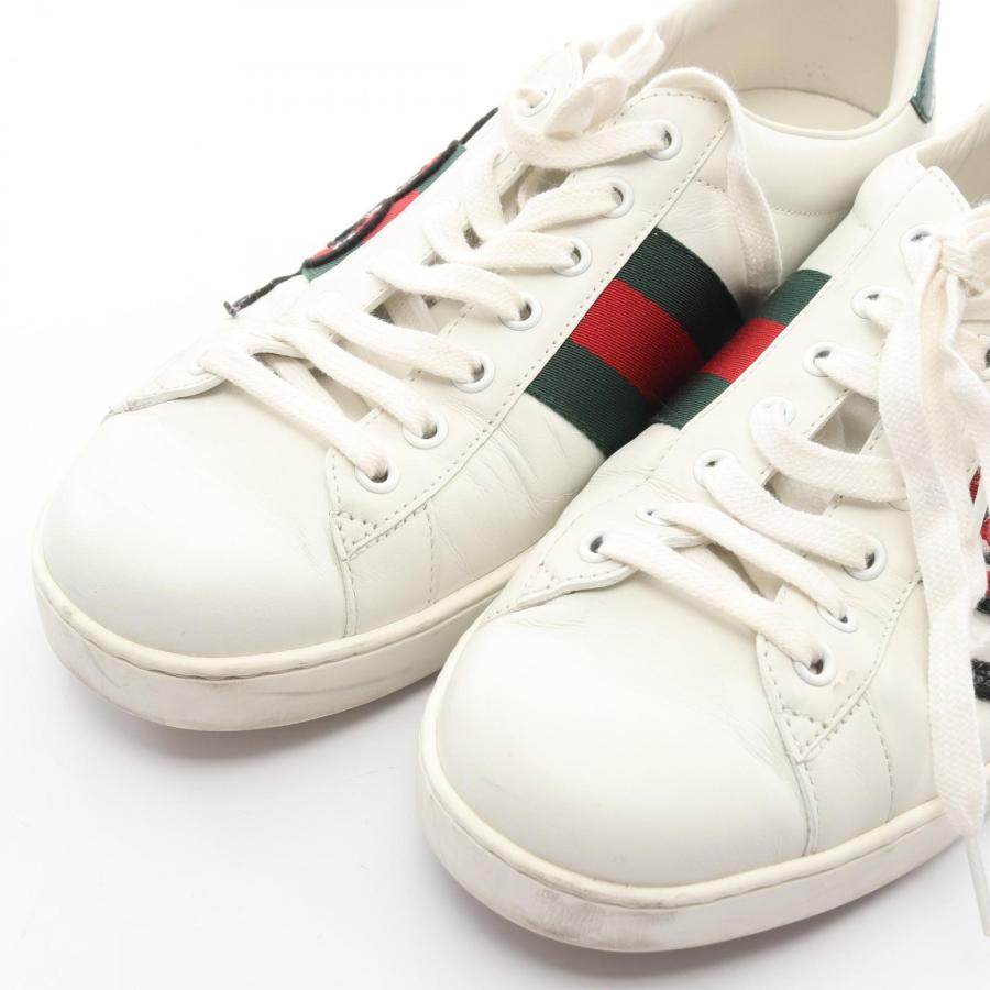 GUCCI グッチ エンブロイダリー エース スニーカー シェリーライン レザー GUCCI（グッチ） 爆買 エンブロイダリー シェリーライン ブランドオフ