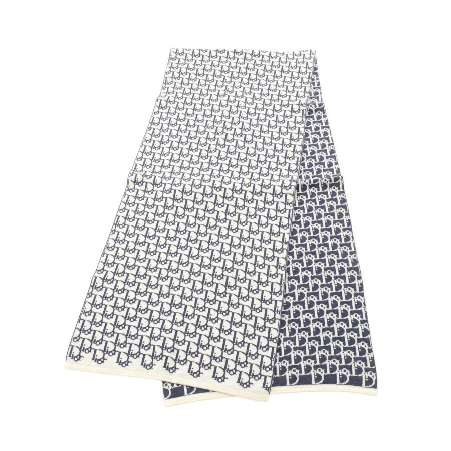 ディオール トロッター ブランドオフ Dior ウール マフラー 中古