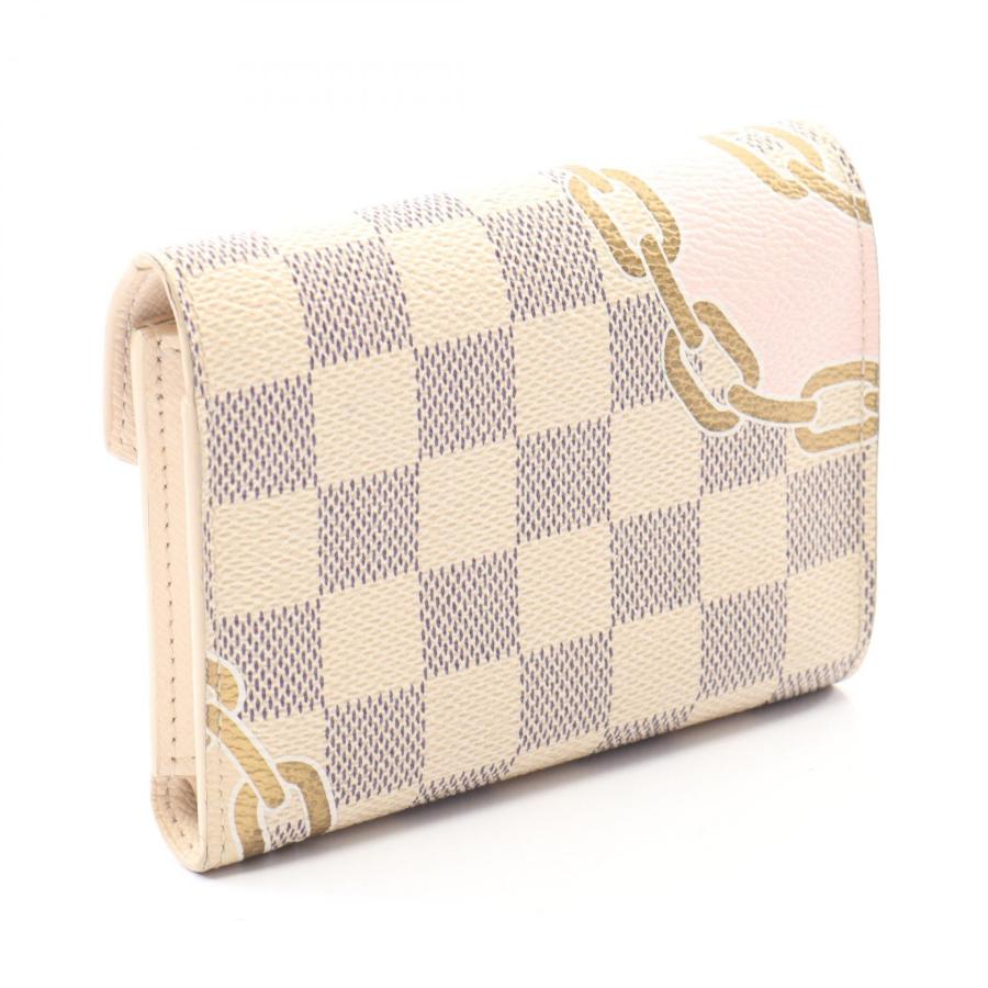 激レア★ルイヴィトン ダミエ アズール ヴィクトリーヌ ノーティカル 折り財布 LOUIS VUITTON（ルイ・ヴィトン） ポルトフォイユ ヴィクトリーヌ