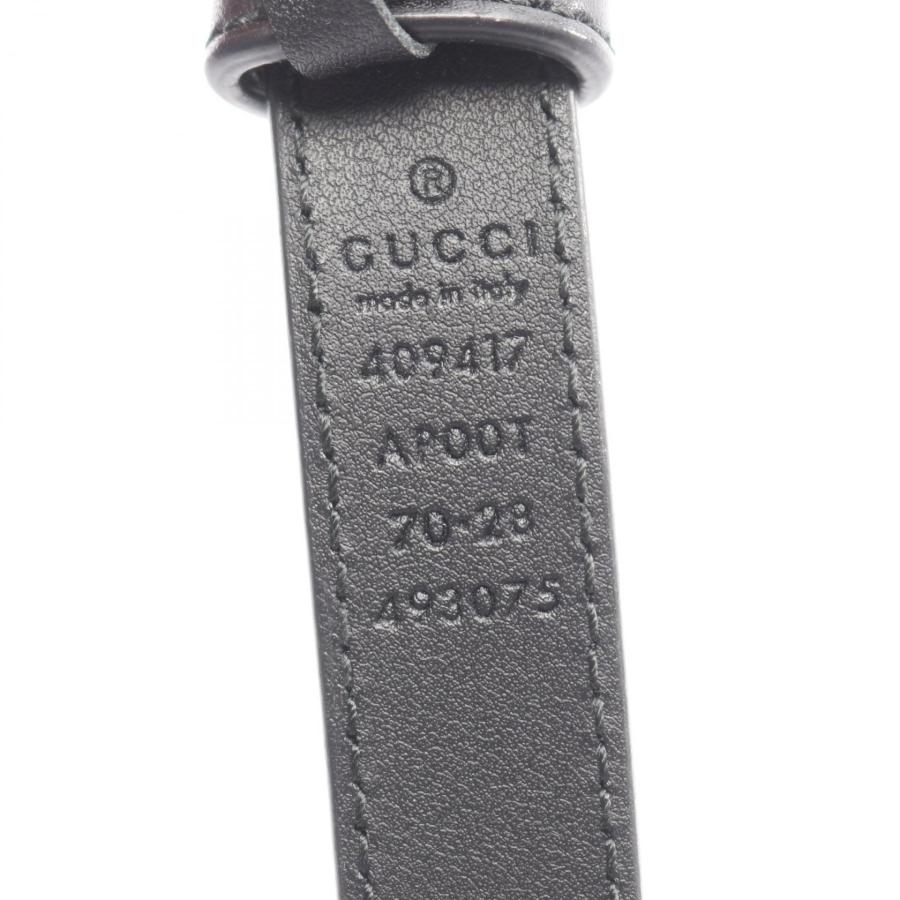GUCCI（グッチ） ダブルG バックル ブランドオフ レザー ベルト 中古